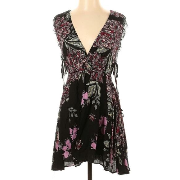 Free People Marnie Floral Mini Dress - Picture 2 of 5